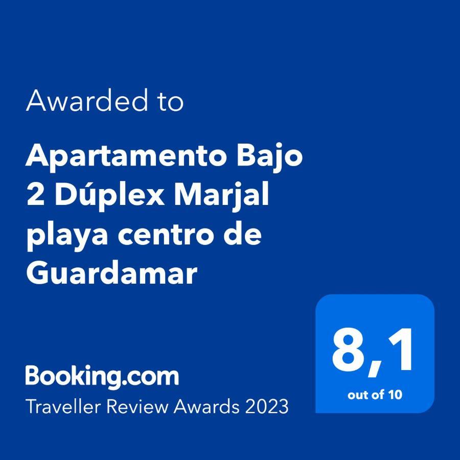 Apartamento Bajo 2 Duplex Marjal Playa Centro De Guardamar Guardamar del Segura Exterior photo